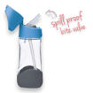 Picture of B.BOX STRAW BOTTLE 450ML BLUE SLATE